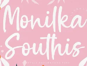 Monilka Southis Script font