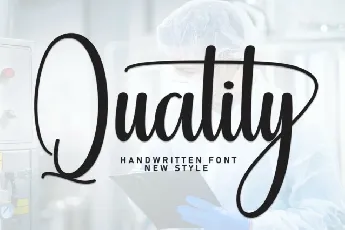 Quality Script font