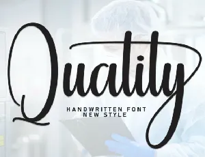 Quality Script font