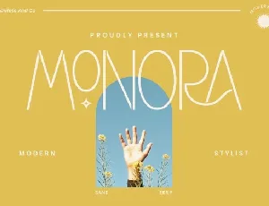 Monora font