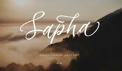 Sapha font