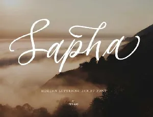 Sapha font