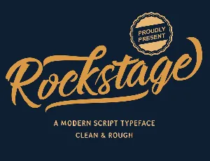 Rockstage font