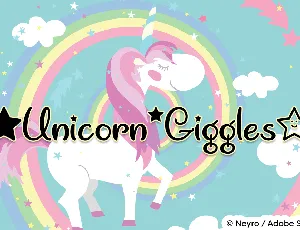 Unicorn Giggles font