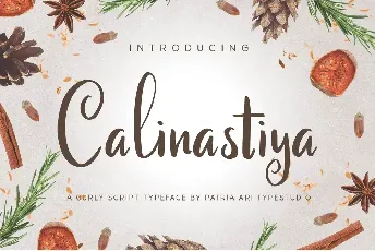 Calinastiya Script font