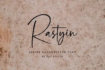 Rastyin Handwritten font