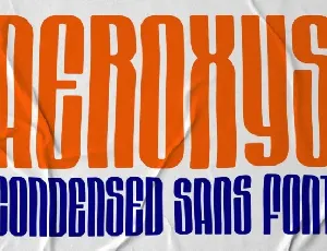 Aeroxys font