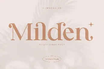 Milden font