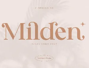 Milden font