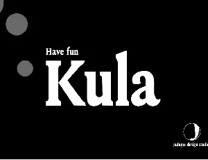 Kula Free font