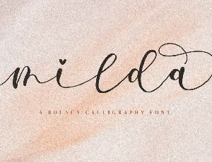 milda font