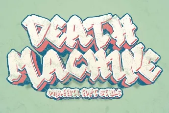 Death Machine Display font