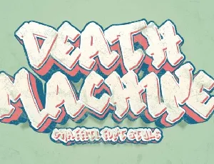 Death Machine Display font