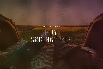 SpringVibe font