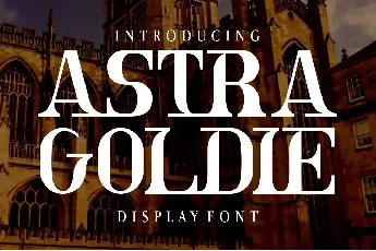 Astra Goldie font