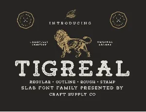 Tigreal Free font