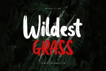 Wildest Grass Demo font