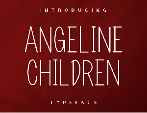 Angeline Children font