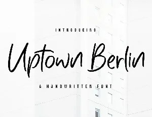 Uptown Berlin font