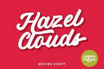 Hazel Clouds Script font