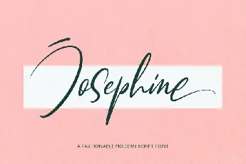 Josephine Script font