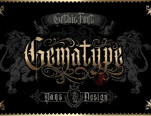 Gematype font