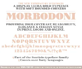 Morbodoni font