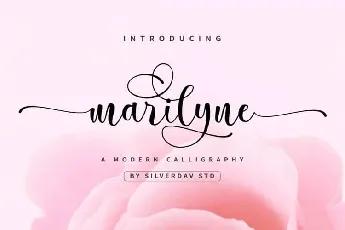 Marilyne Calligraphy font