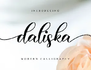 Daliska Modern Calligraphy font