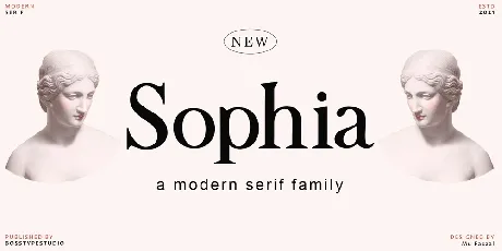 Sophia font