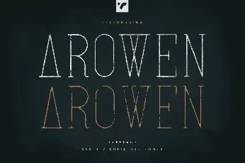 Arowen Demo font