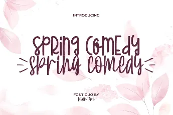 Spring Comedy Demo font