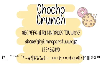 Chocho Crunch font