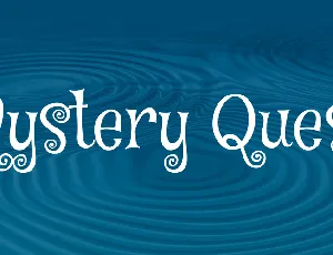 Mystery Quest font