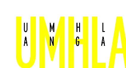 Umhlanga font