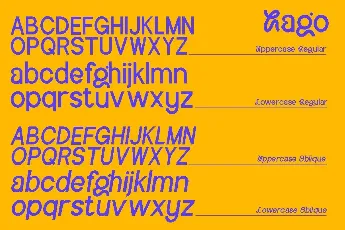 Hago DEMO font