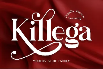 Killega Modern Serif Typeface font