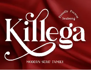 Killega Modern Serif Typeface font