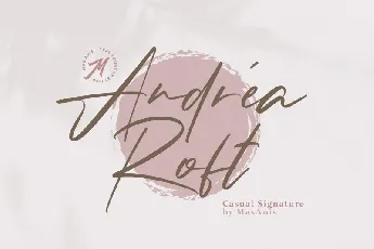 Andrea Roft Script font