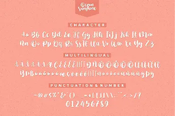 Ocean Sunshine Demo Version font