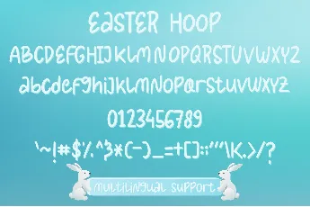 Easter Hoop font