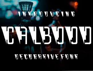 CALBOOD font