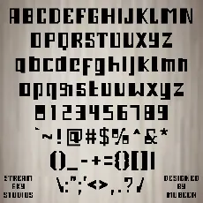 3M Ampleset font