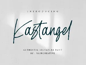 Kastangel Demo font