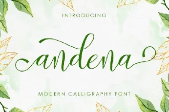 Andena font