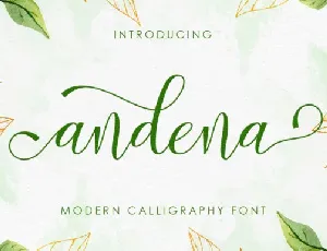 Andena font