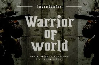 Warrior of World font