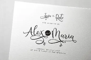 Hello Bunda Script font