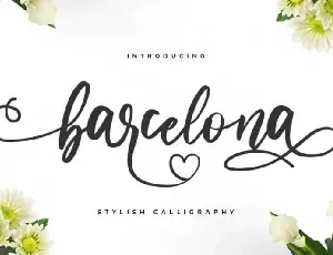 Barcelona Calligraphy font