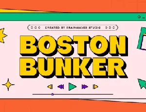 Boston Bunker font